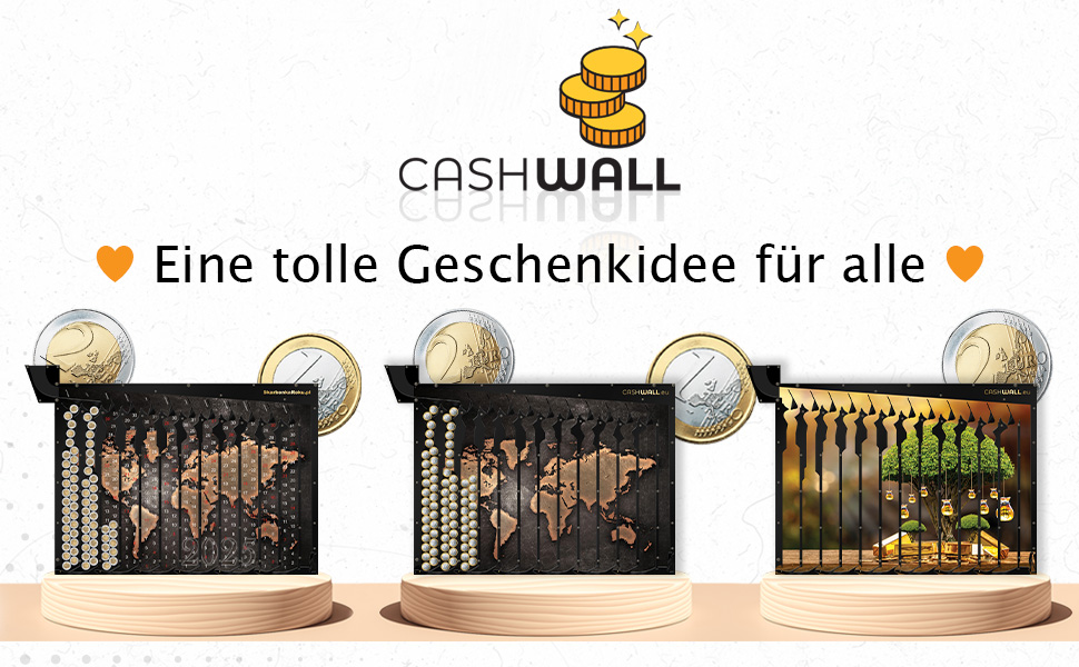 Handgemachtes Spardose für Euro-Münzen