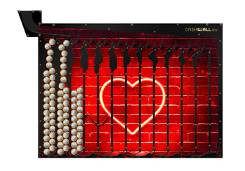 Salvadanaio da muro | cuore | idea regalo perfetta per i vostri cari