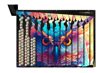 Wand spaarpot | Abstracte uil | Ideaal geschenk voor elke gelegenheid