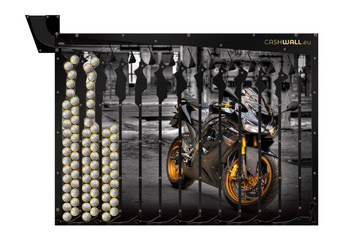 Wand spaarpot | Motorfiets | Perfect cadeau voor motorfans