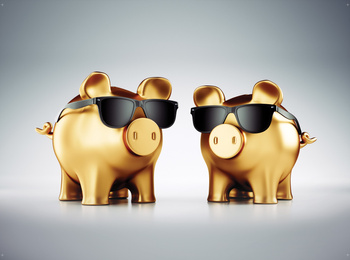 Fond pour tirelire murale | Cochon