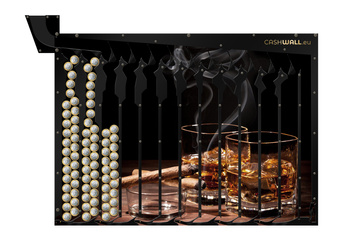 Tirelire murale | Whiskey | Cadeau parfait pour les hommes