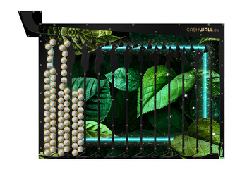 Nástenná pokladnička | Zelené listy | Ideálny darček pre milovníkov prírody