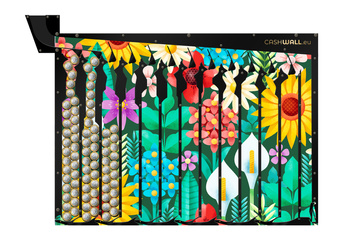 Tirelire murale | Fleurs | Cadeau idéal pour les amateurs de fleurs