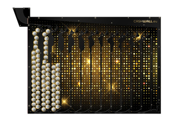 Wandspardose | Schwarz und Gold | Ideale Geschenkidee zum Geburtstag