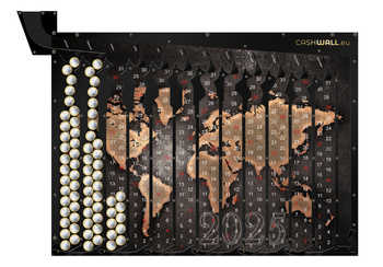 Wall calendar 2025 | World map | Perfect gift for travel fans