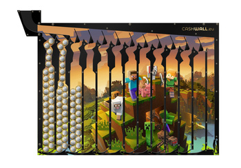 Salvadanaio da parete | Minecraft | Regalo perfetto per i ragazzi