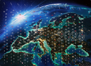 Hintergrund für die Spardose mit dem Motiv Erde 2026