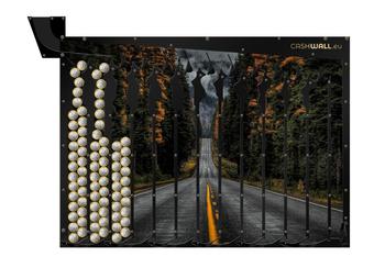 Wand spaarpot | Forest road | Ideaal cadeau voor iedereen