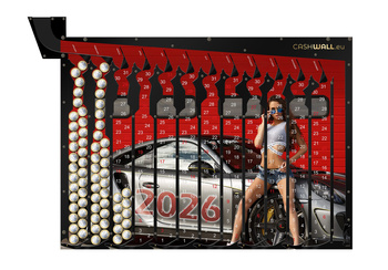 Calendar 2026 Woman with car | The perfect gift for a man
