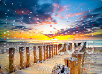 Fono sieninė taupyklė | Kalendorius 2025 m. Jūra