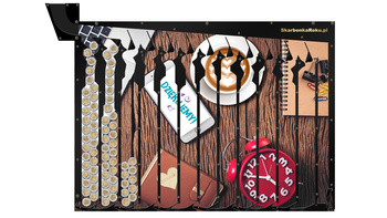 Sieninė taupyklė | stalas | dovanų idėja mokytojams